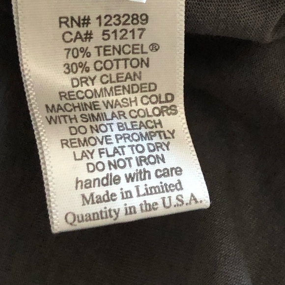 Michael Lauren Short Sleeve V-Neck T-Shirt Gray XS - Picture 7 of 9